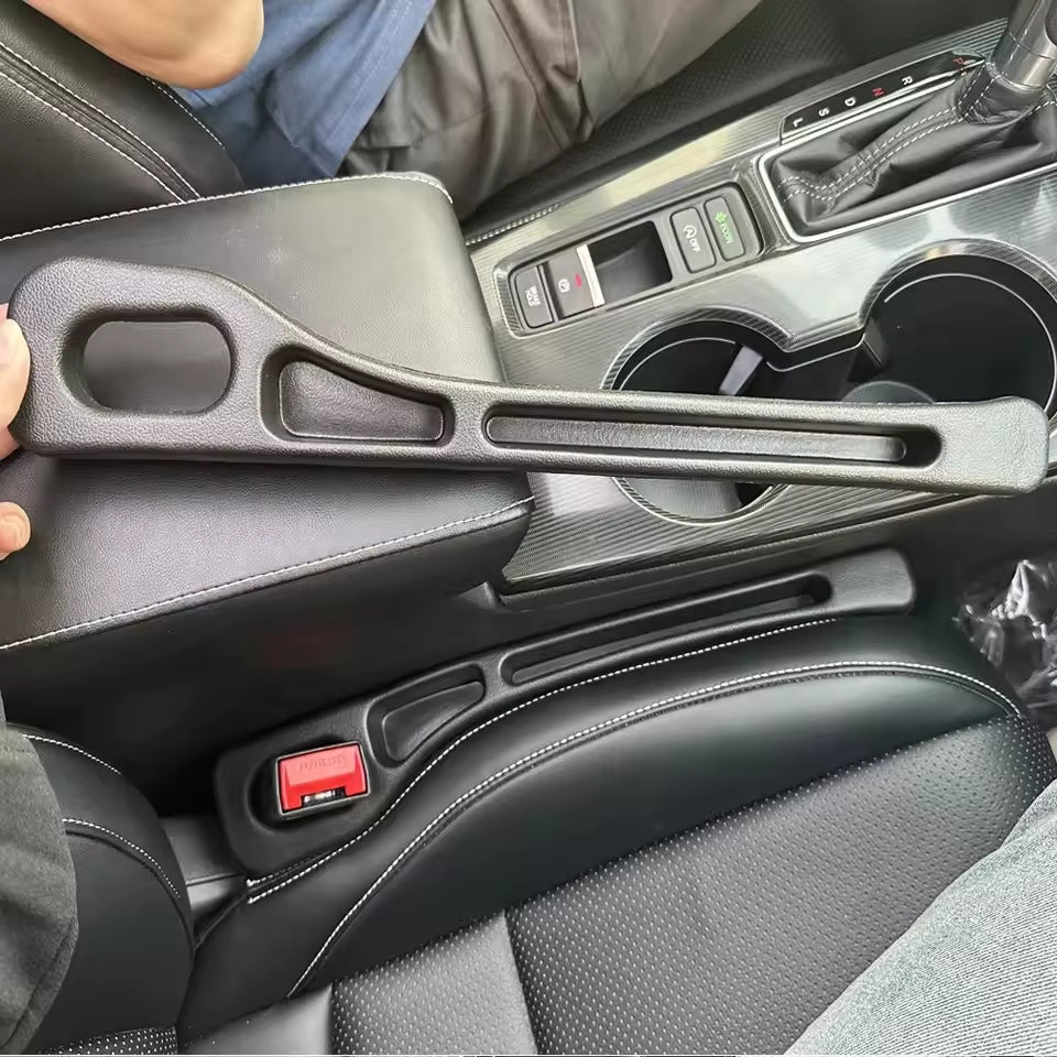 Transform Your Car's Interior with the 2Pc Waterproof Car Seat Gap Filler Organizer – Effortlessly Store Essentials and Eliminate Clutter!