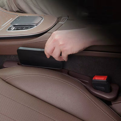 Transform Your Car's Interior with the 2Pc Waterproof Car Seat Gap Filler Organizer – Effortlessly Store Essentials and Eliminate Clutter!